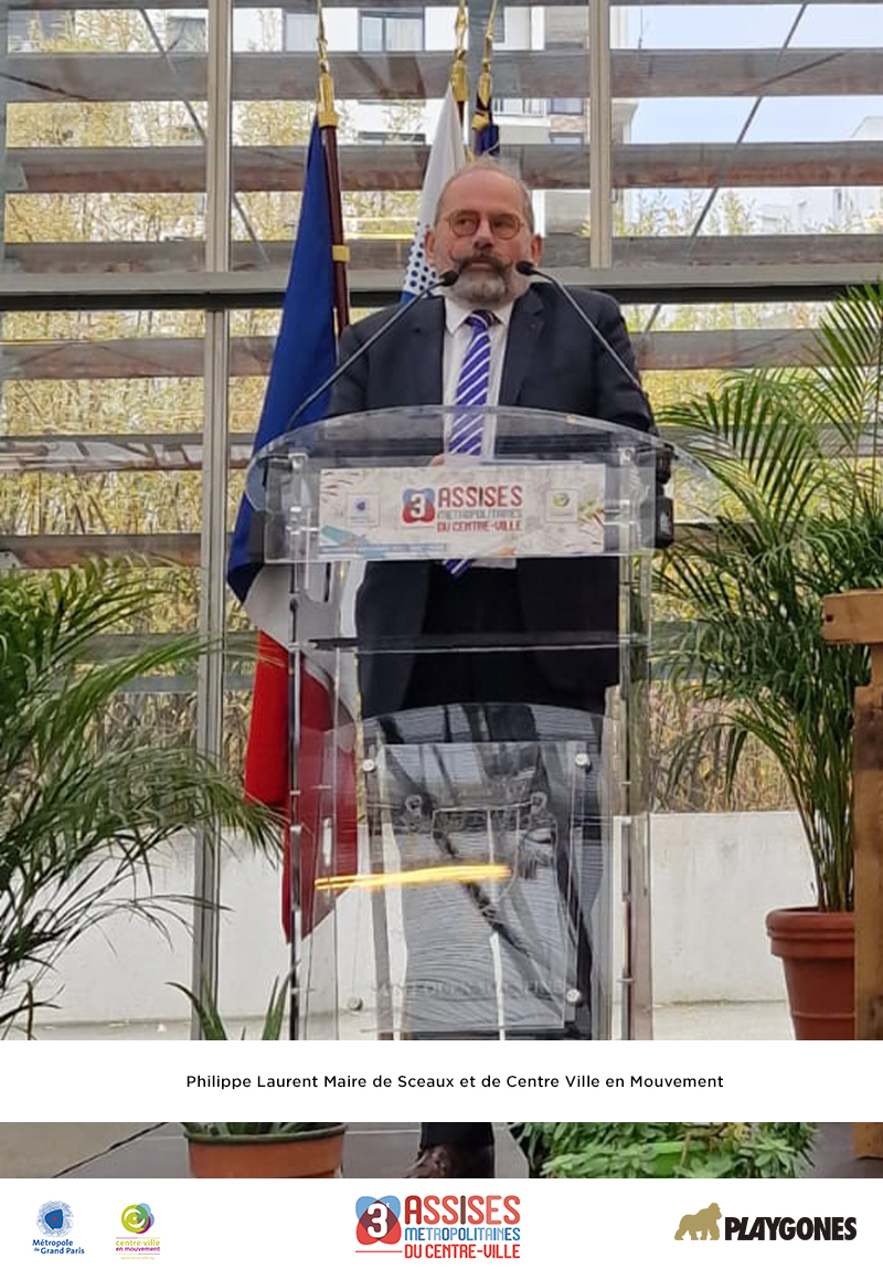 Philippe Laurent Maire de Sceaux et de Centre Ville en Mouvement