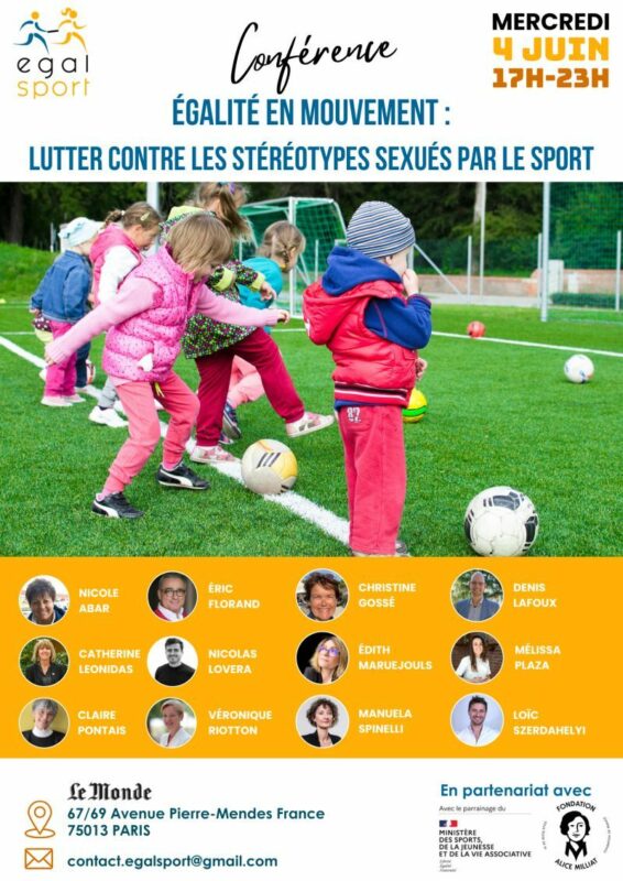 CONFEÉRENCE = Égalité en mouvement : lutter contre les stéréotypes sexués par le sport